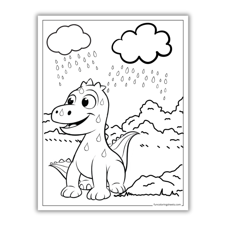 Dinosaur Coloring Page