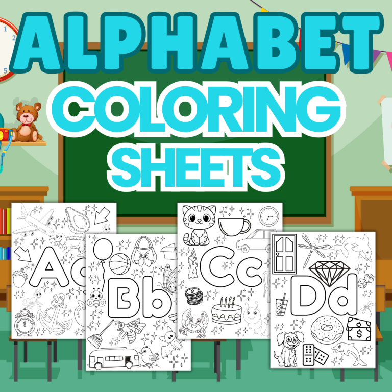 Alphabet Coloring Sheets