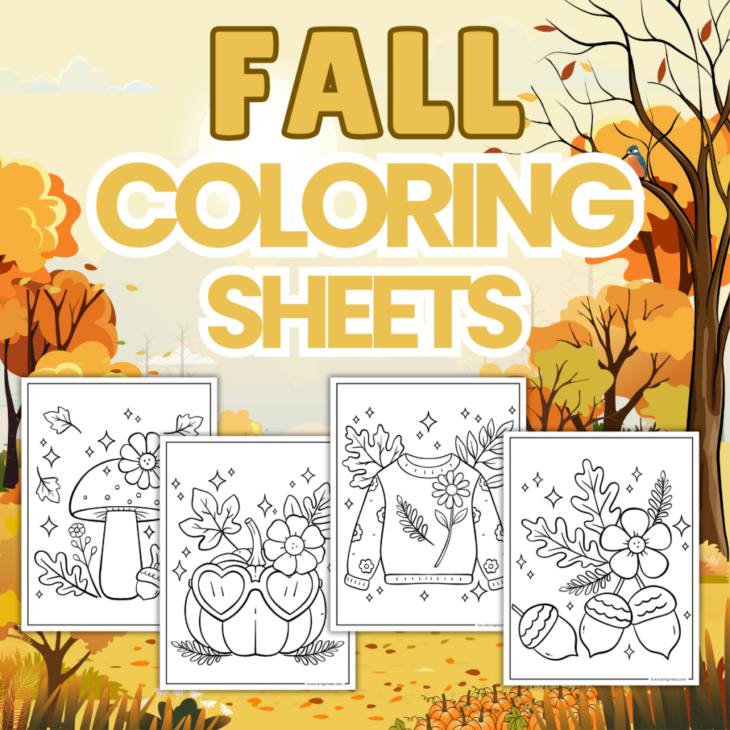 Fall Coloring Sheets