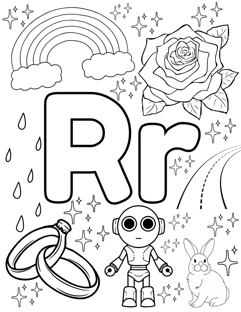 Alphabet Coloring Sheets - Fun Coloring Sheets