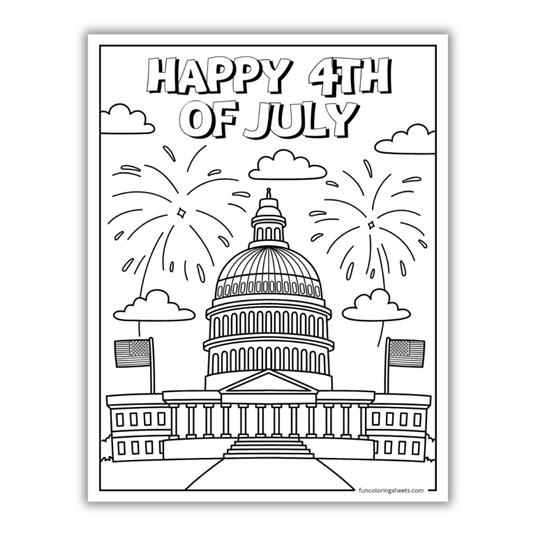 4th of july coloring