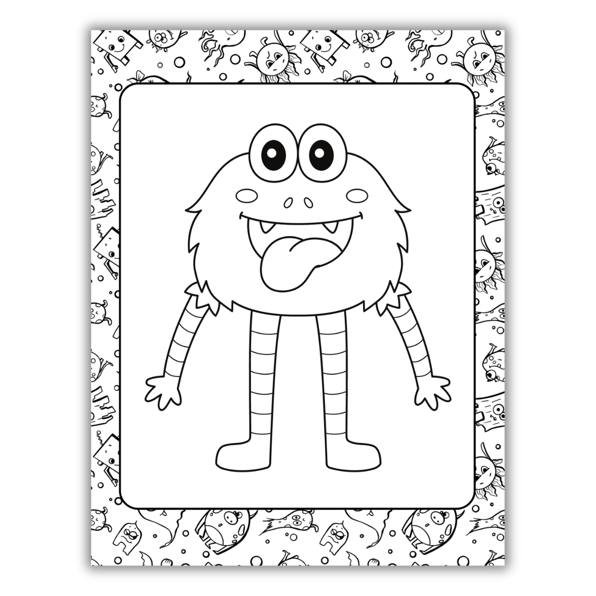 Monster Coloring Pages