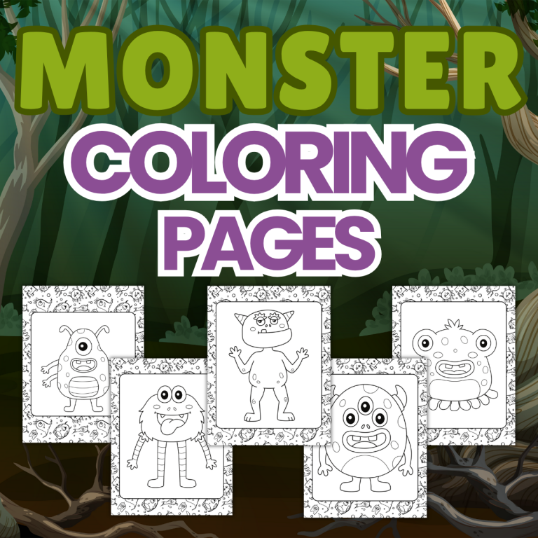 Monster Coloring Pages