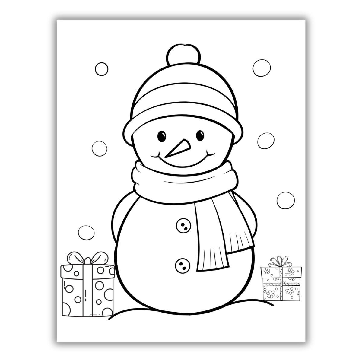 Snowman Coloring Pages