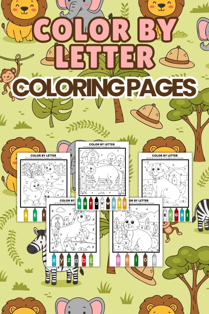 Color By Letter coloring pages