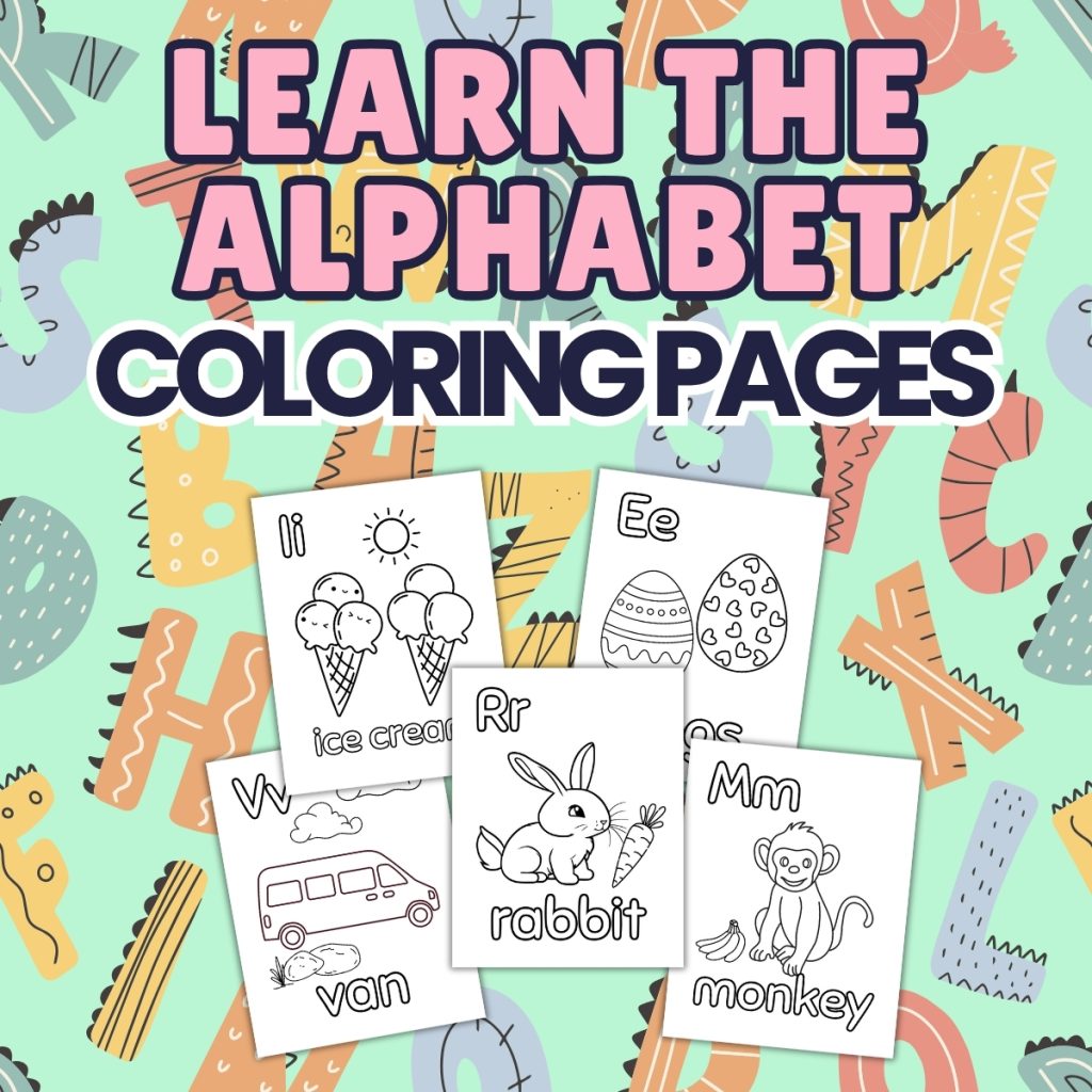 Learn the Alphabet Coloring Pages