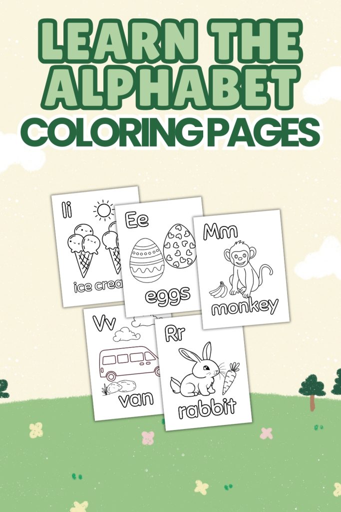 Learn the Alphabet Coloring Pages