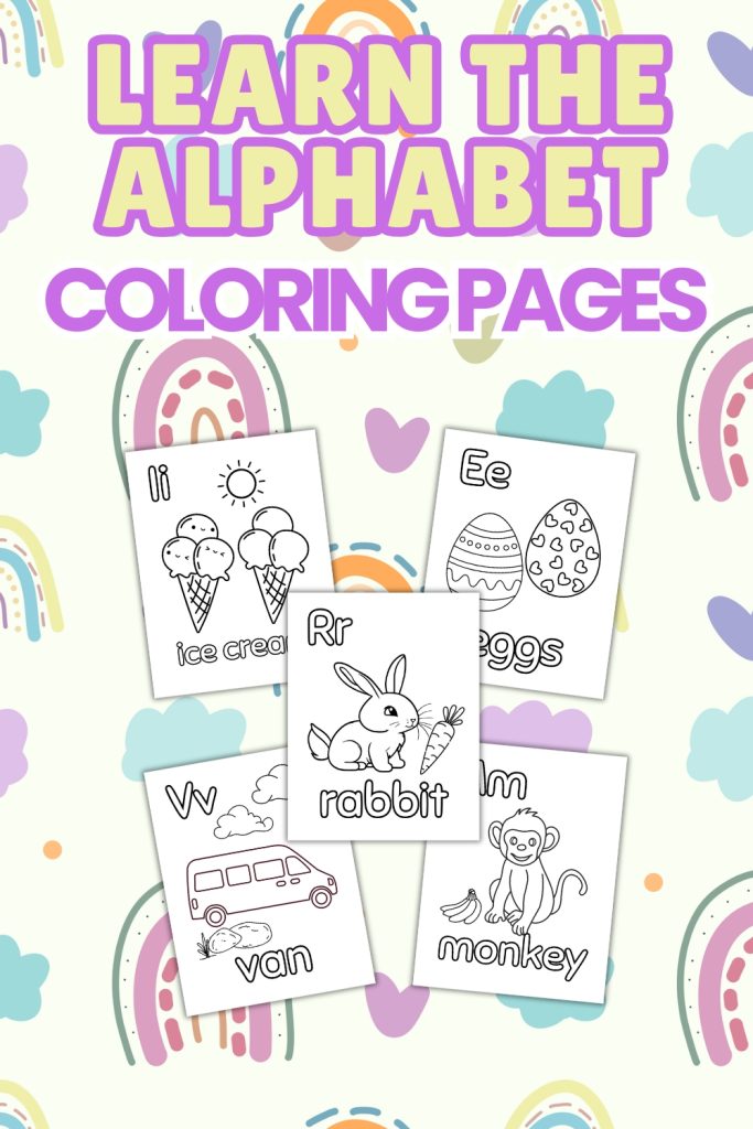 Learn the Alphabet Coloring Pages