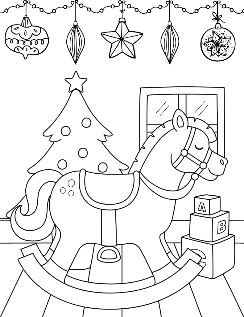 christmas-rocking-horse