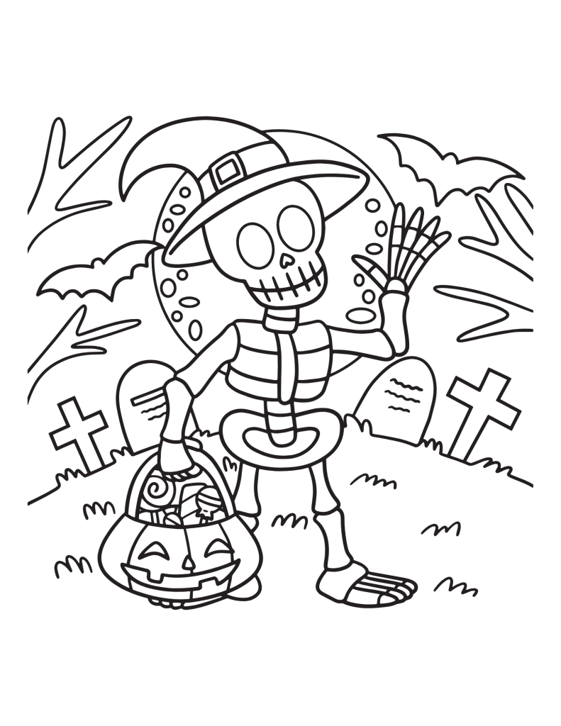 halloween skeleton