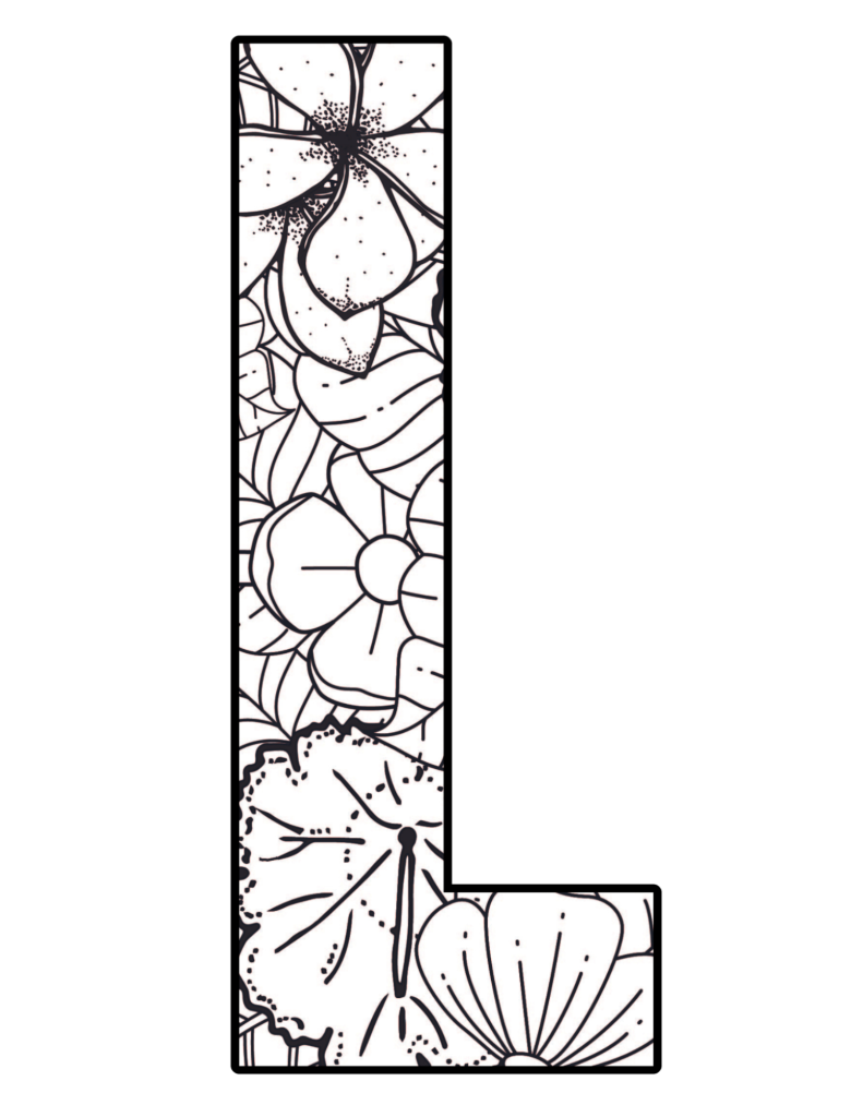 Mandala Letter L