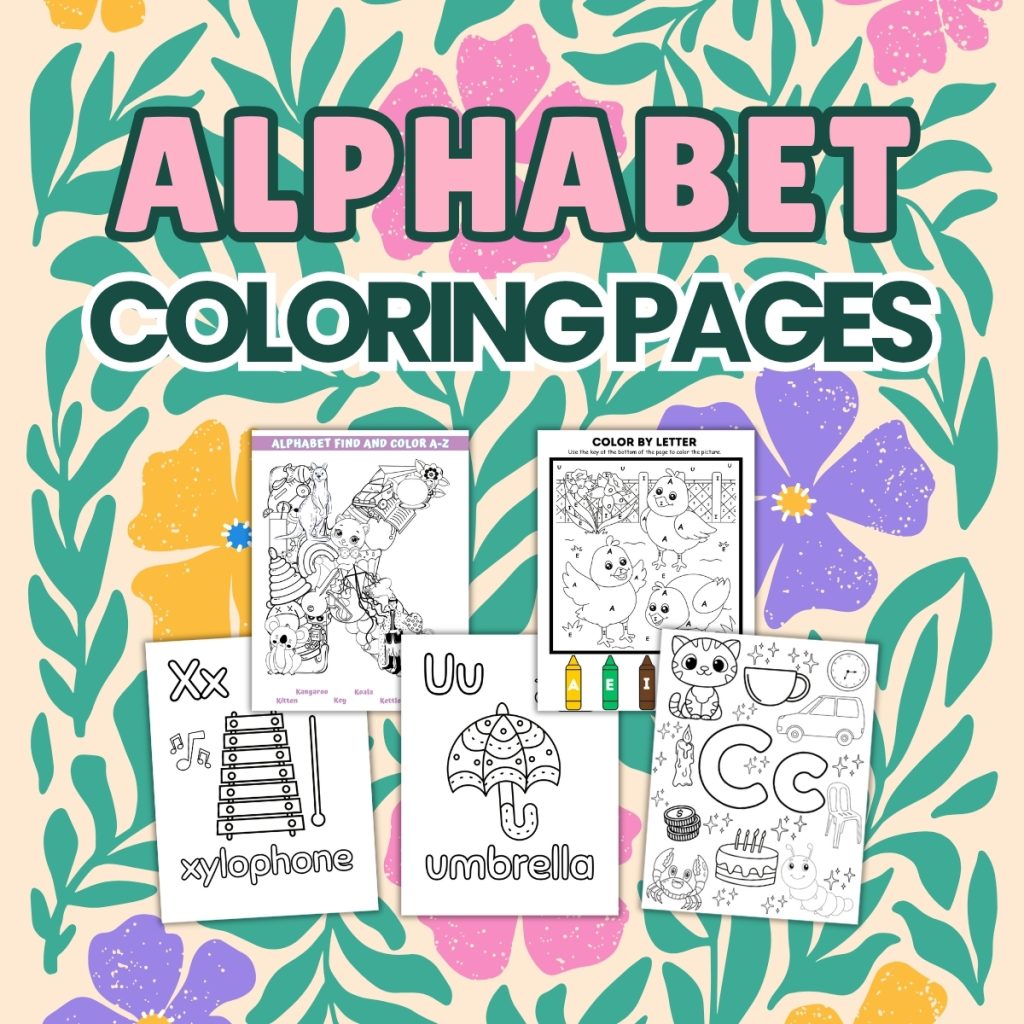 Alphabet Coloring Pages