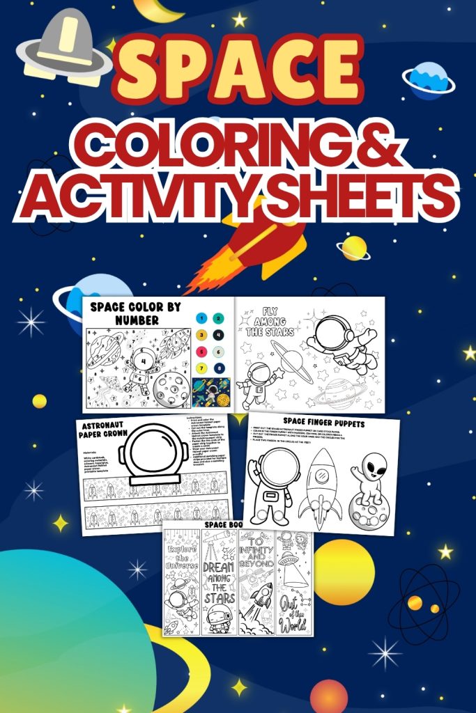 Space Coloring and Activity Sheets
