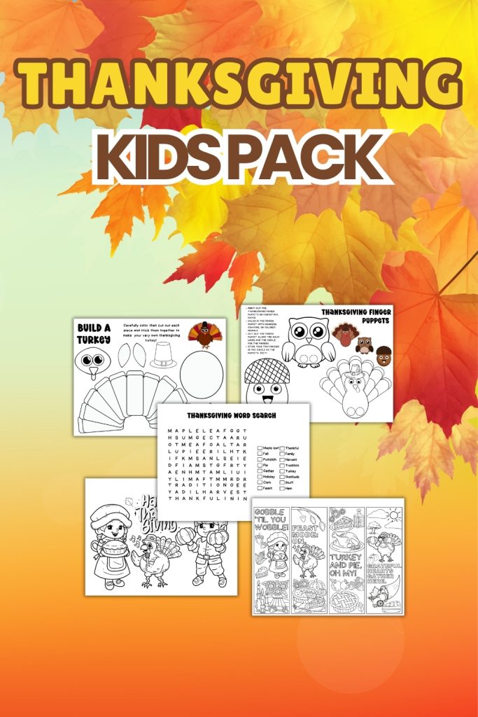 Thanksgiving Kids Pack