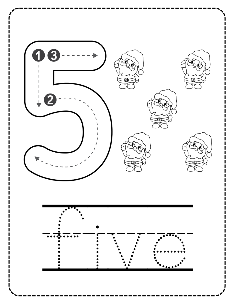 Christmas counting five