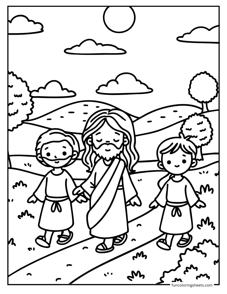 Jesus with His Disciples