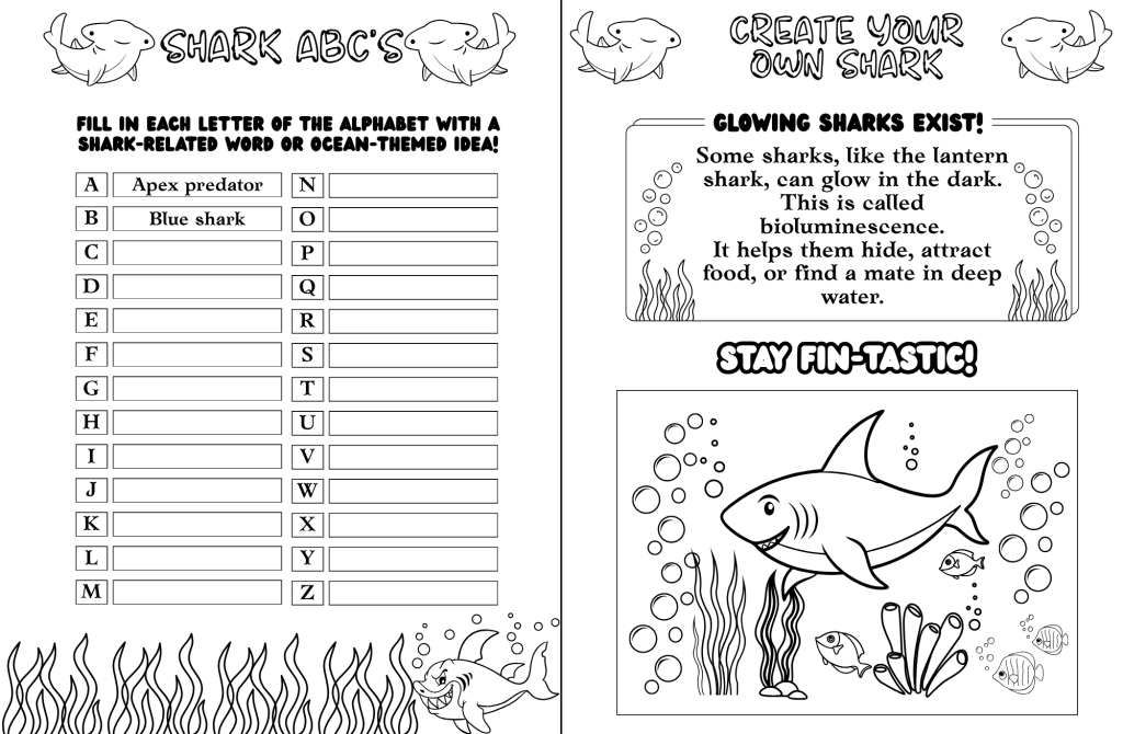 Shark Activity Sheet 4