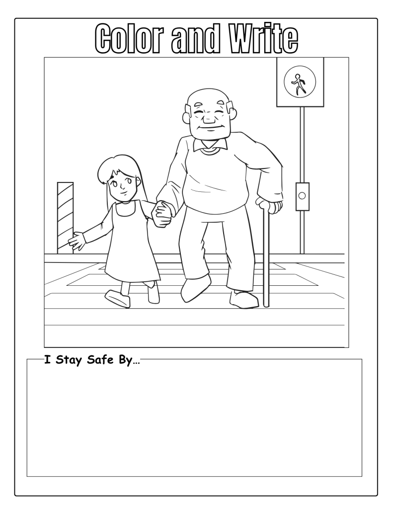 crossing the street