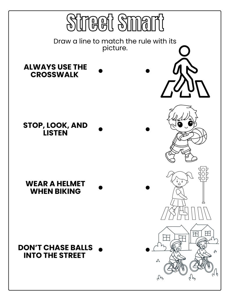match safety rules street