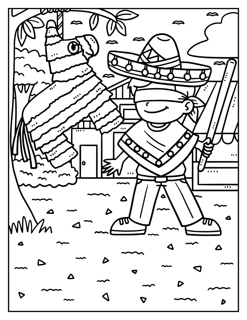 boy and piñata