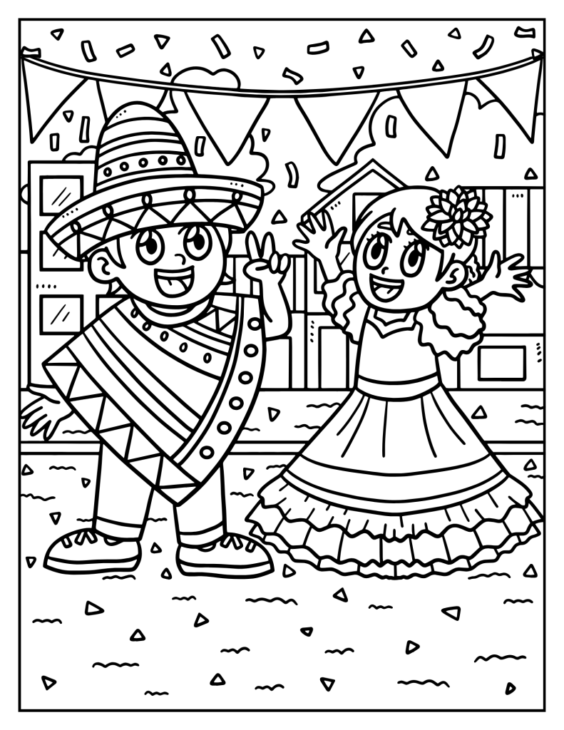 children celebrating cinco de mayo