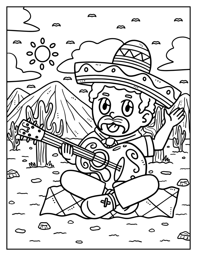 man playing guitar