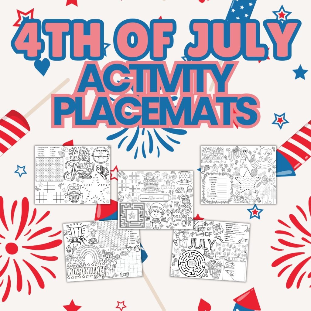 4th of July Activity Placemats