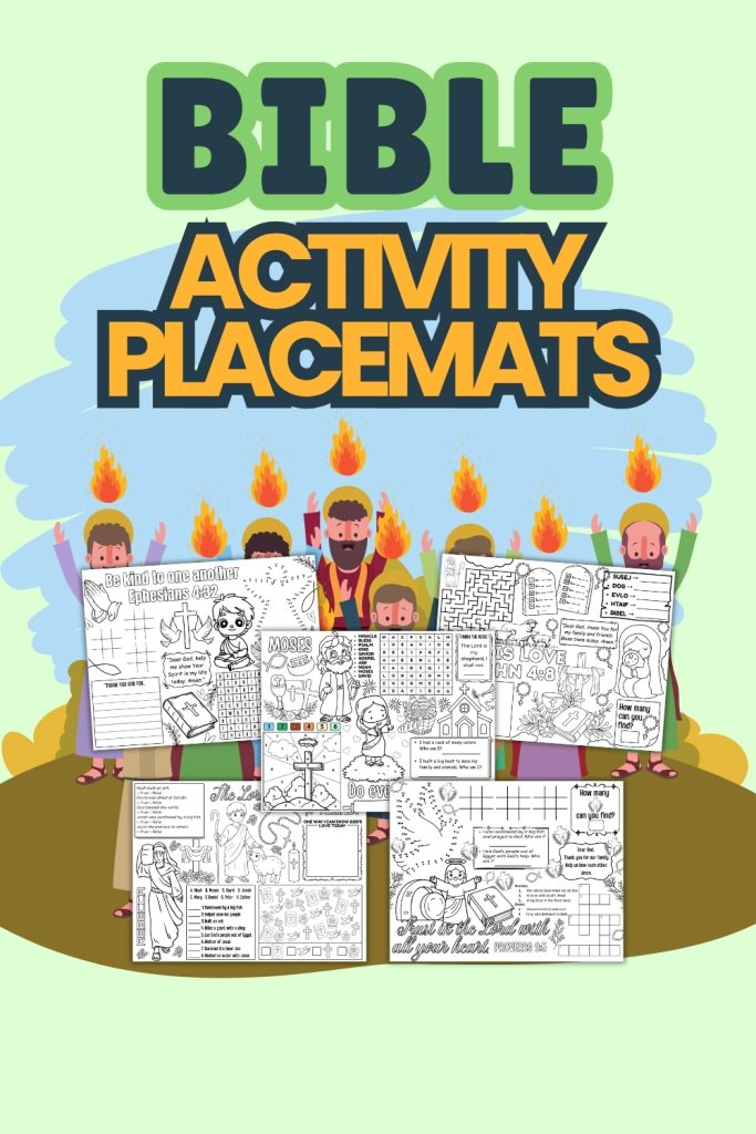 Bible Activity Placemats