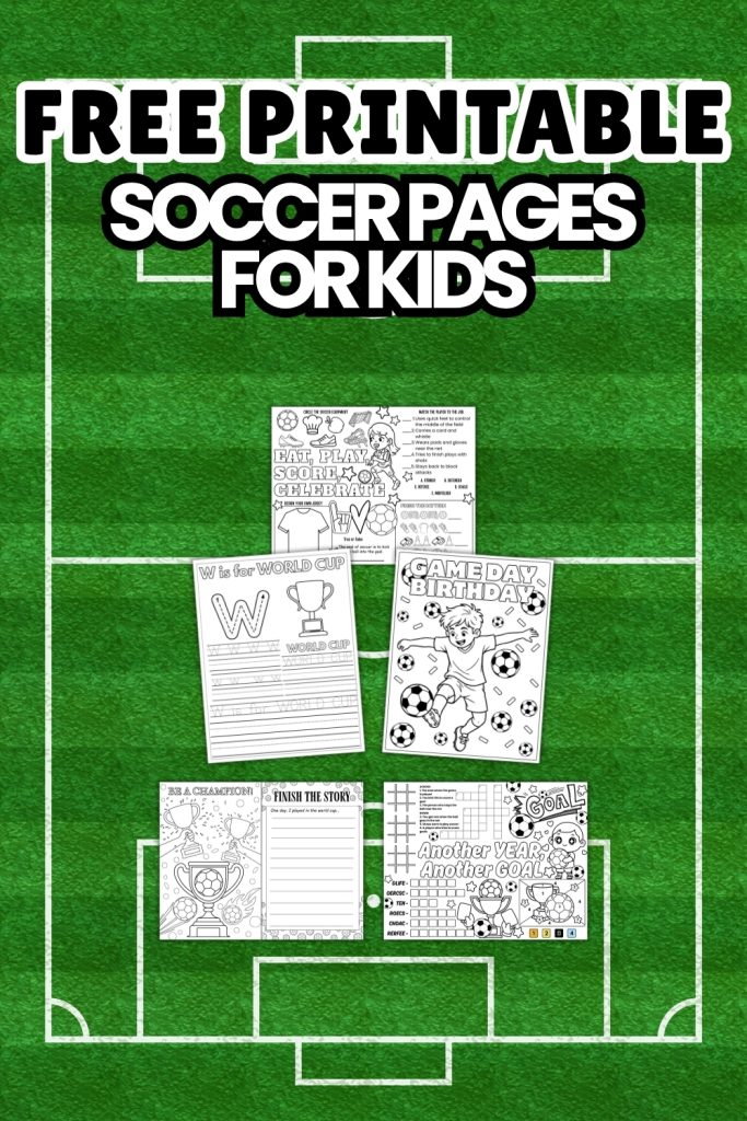 Free Printable Soccer Pages for Kids