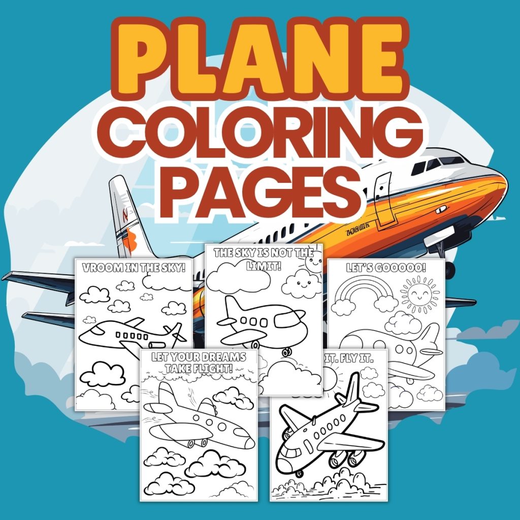 Plane Coloring Pages