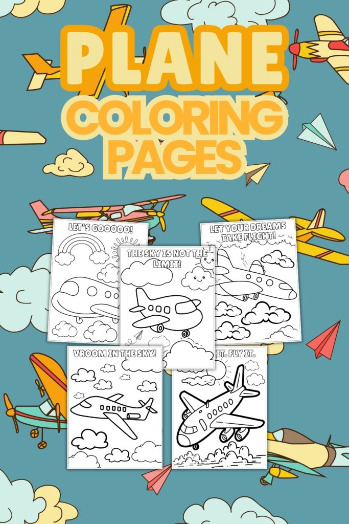 Plane Coloring Pages