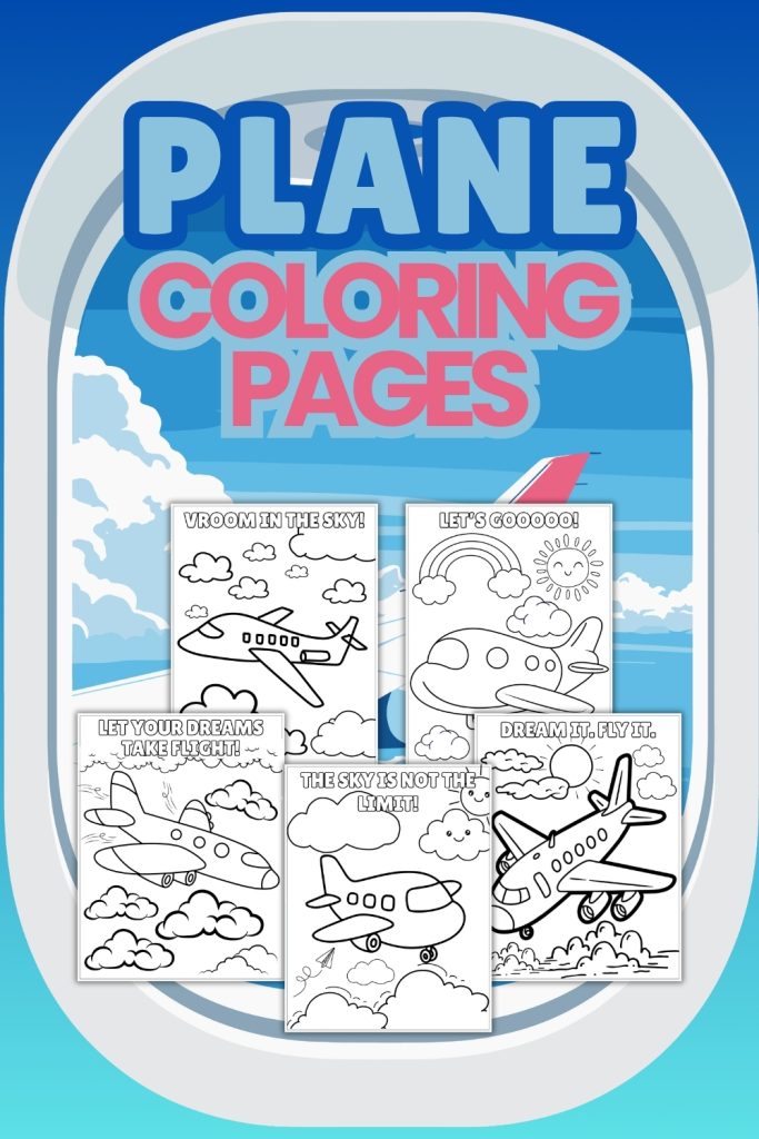 Plane Coloring Pages
