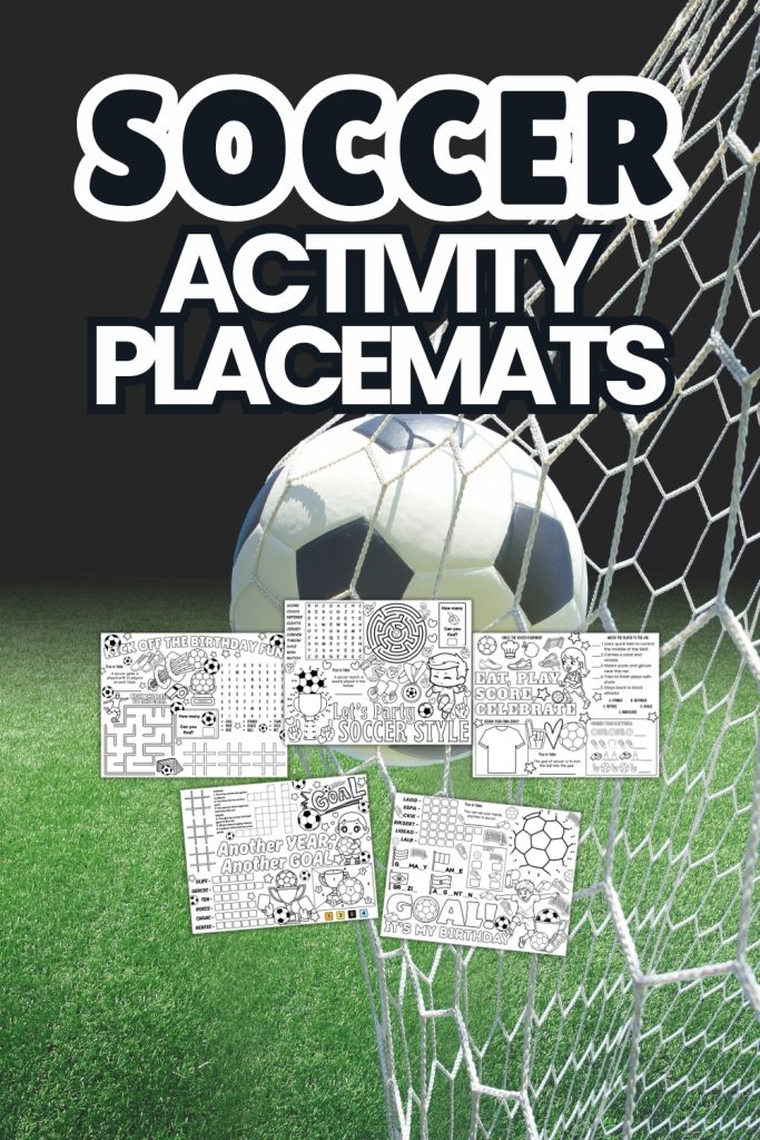 Soccer Activity Placemats