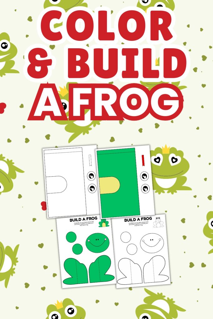 Color and Build a Frog