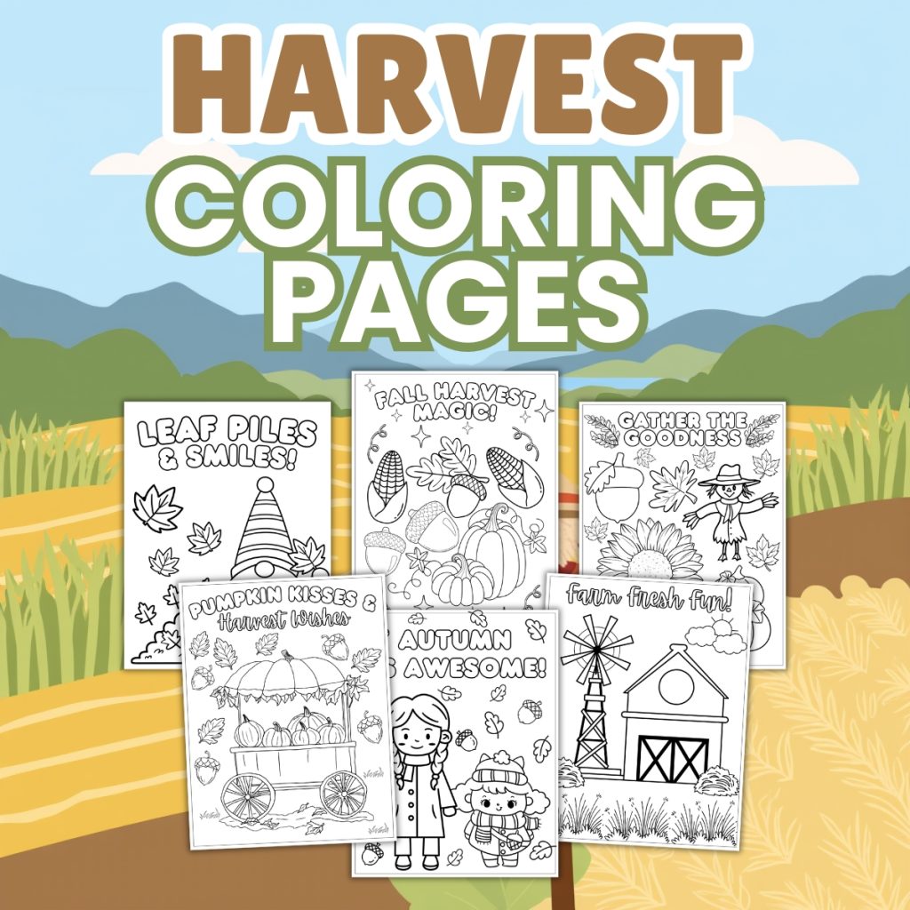 Harvest Coloring Pages