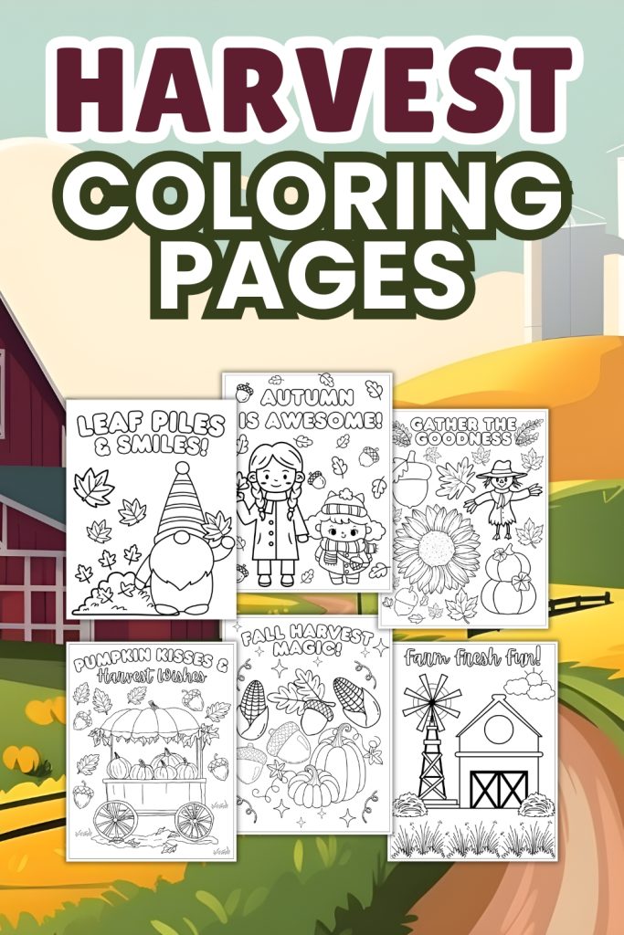 Harvest Coloring Pages