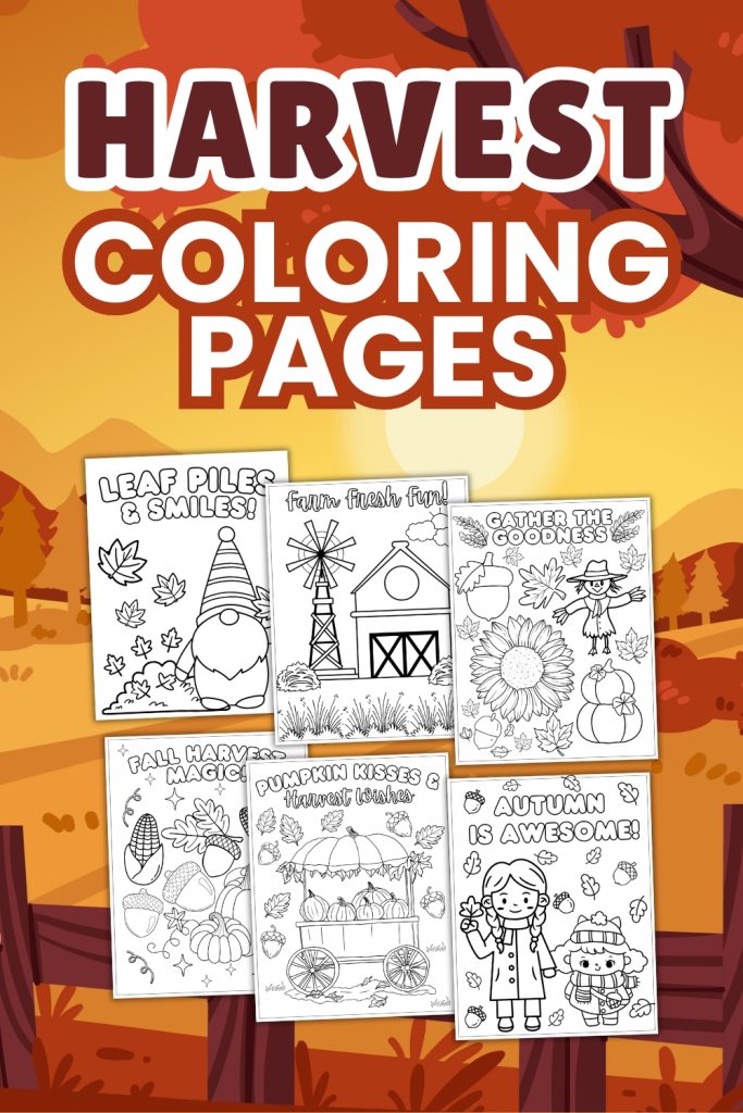 Harvest Coloring Pages