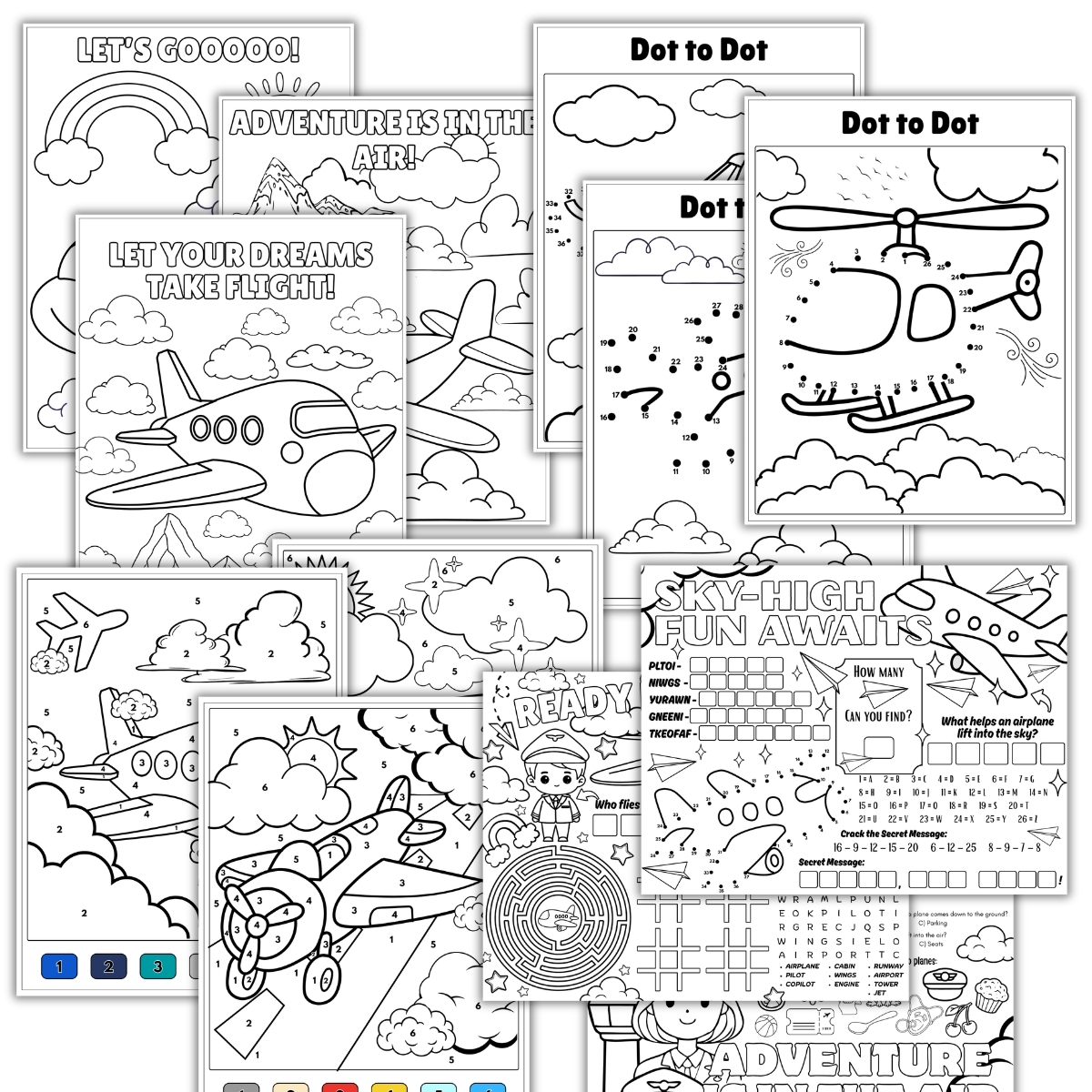Airplane Activities for Kids