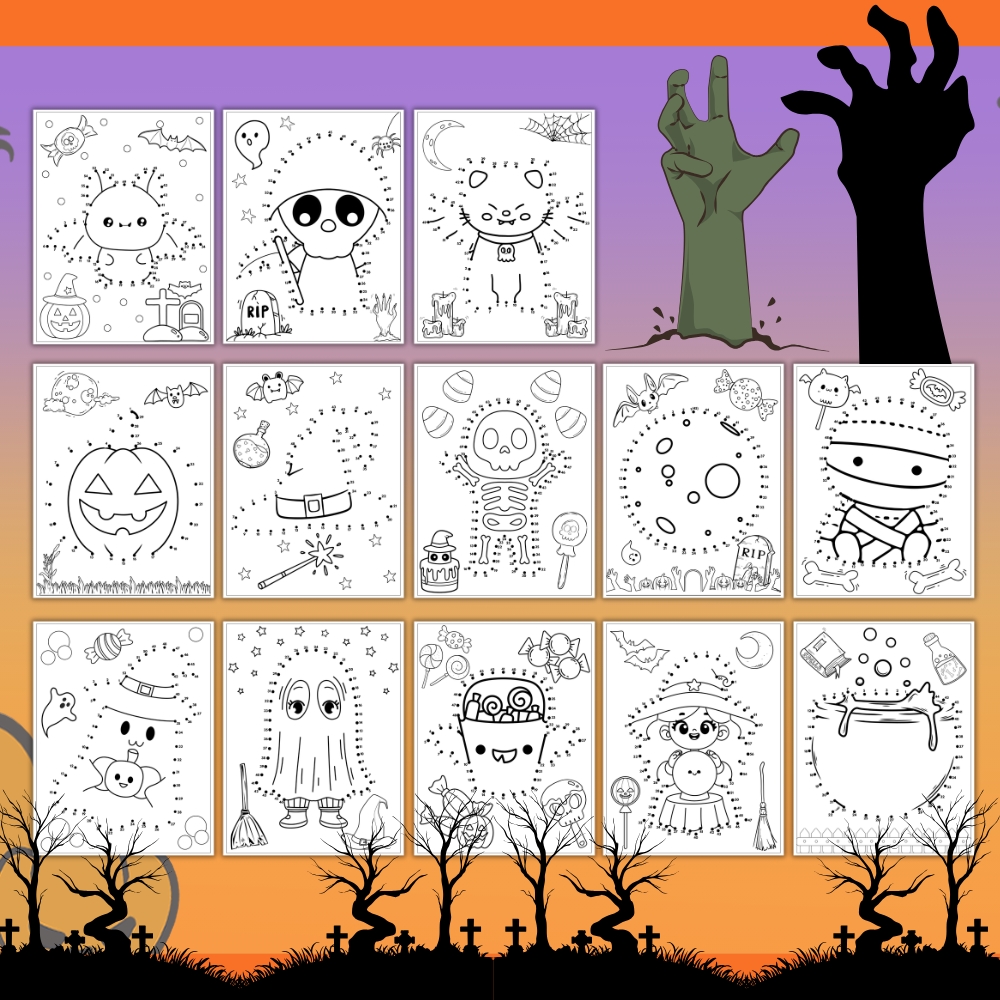 Halloween Dot to Dot