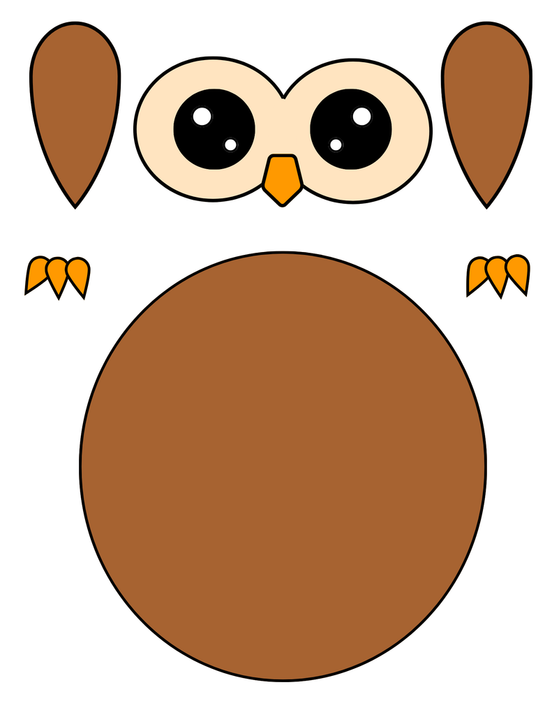 Color and create a Halloween owl with spooky details and decorations