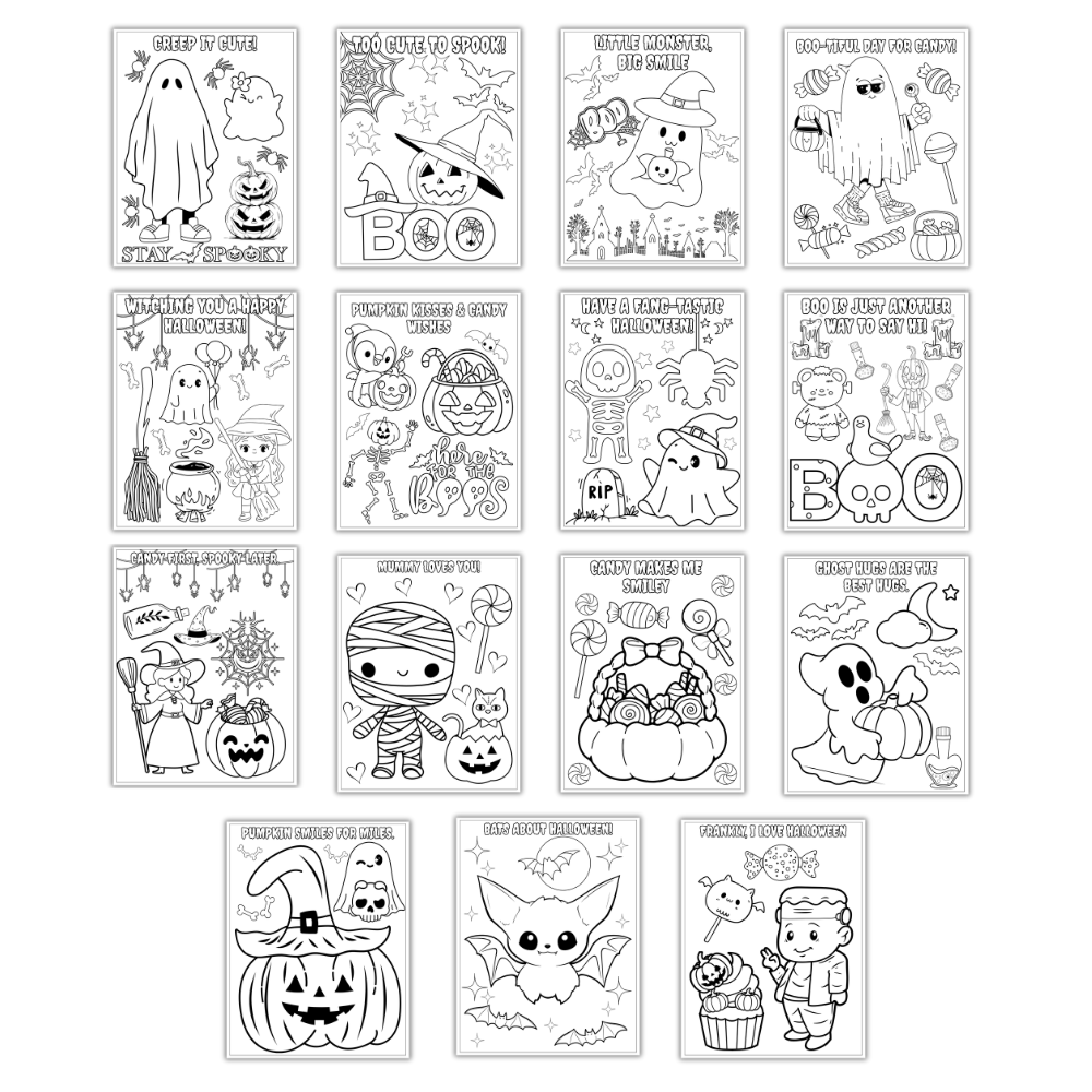 Halloween Coloring Sheets